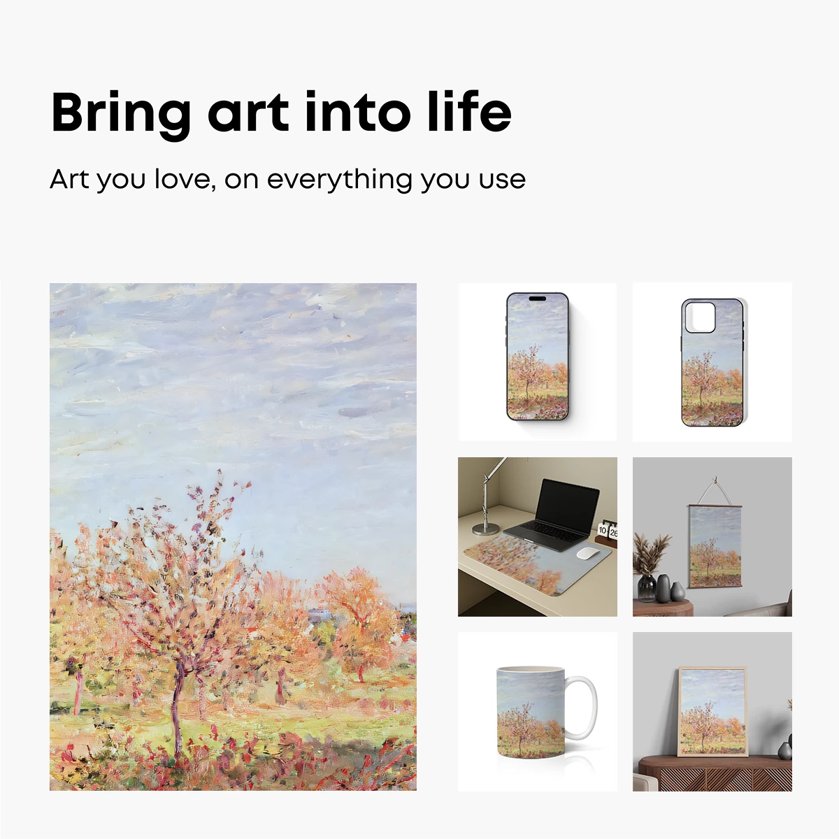 Autumnal Impression: Brushstrokes of Harvest - Image 2