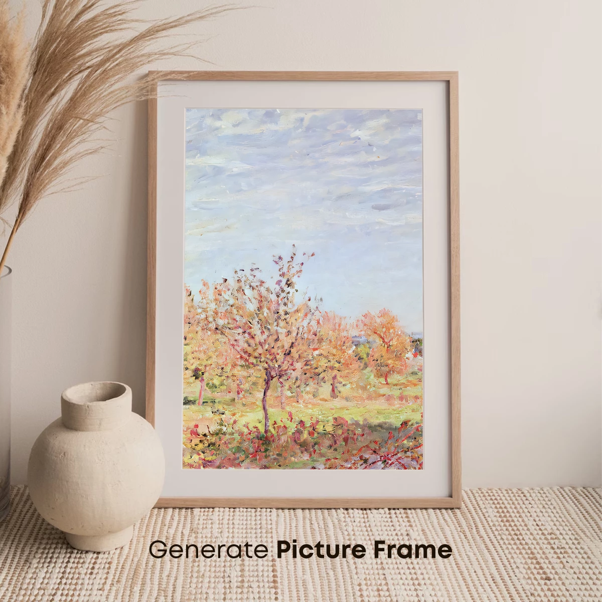 Autumnal Impression: Brushstrokes of Harvest - Image 7