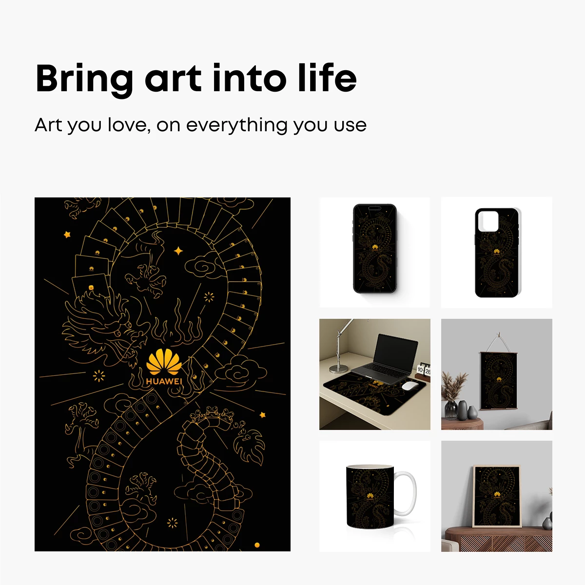 Golden Dragon Eclipse: Huawei's Mythic Artistry - Image 2