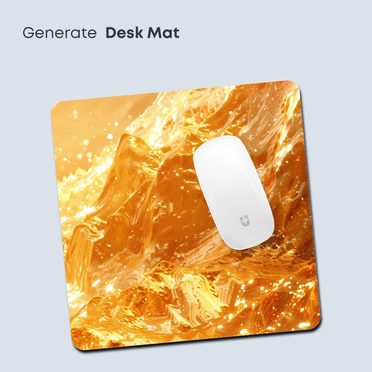 Golden Crystal Peaks: Radiant Fantasy Landscape - Image 4