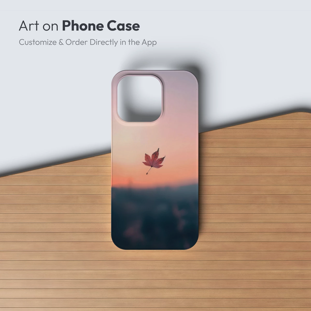 Autumn Leaf at Sunset: Serene Solitude - Image 3