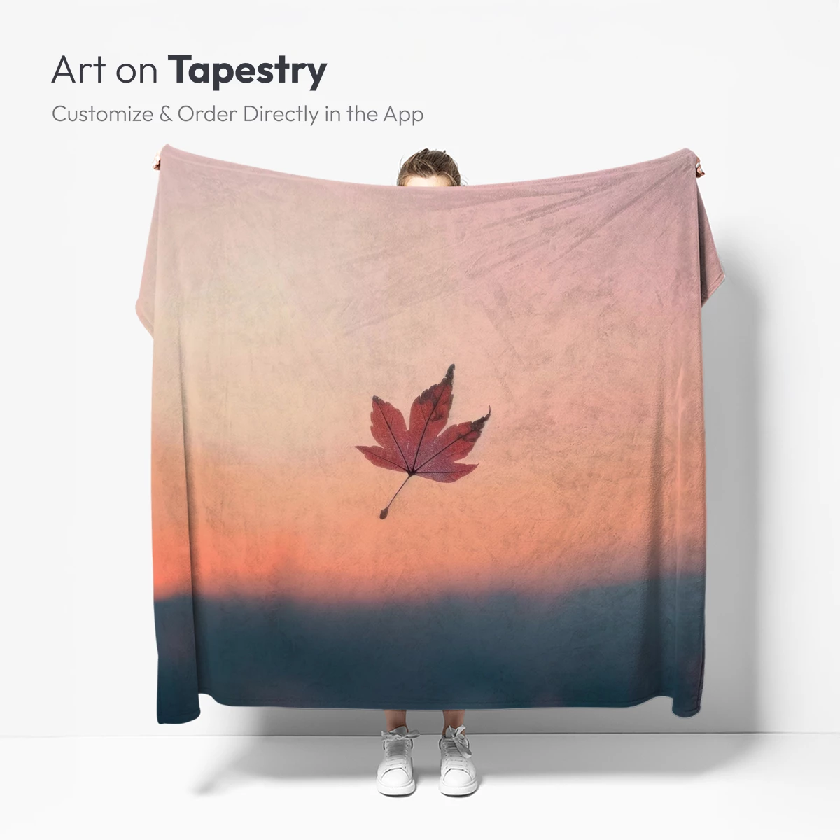 Autumn Leaf at Sunset: Serene Solitude - Image 5