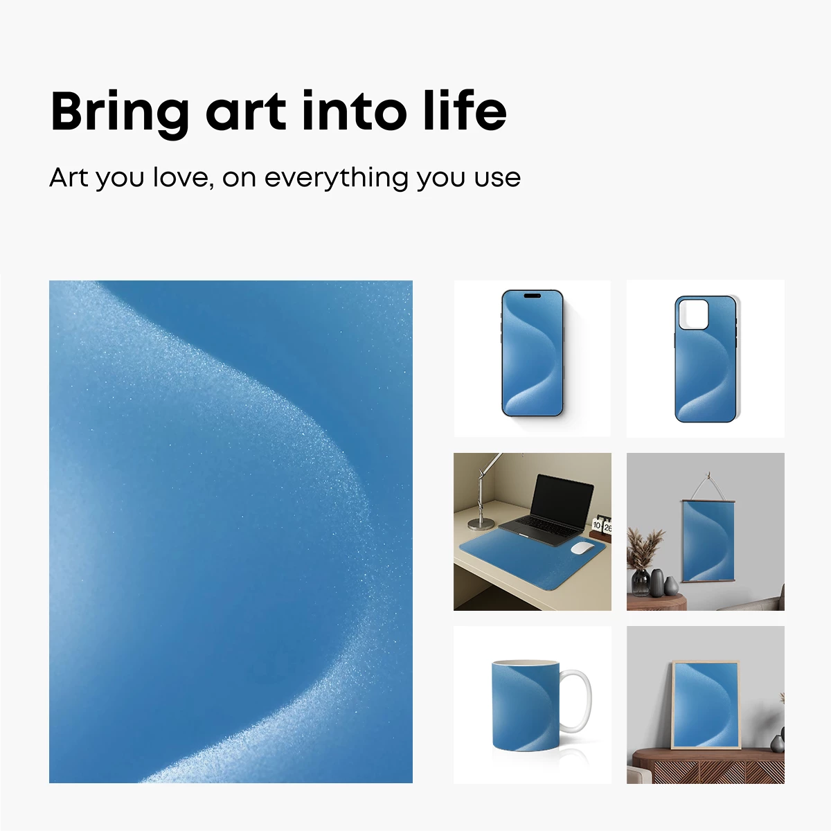 Ethereal Blue Dunes: A Whisper of Sand and Sky - Image 2