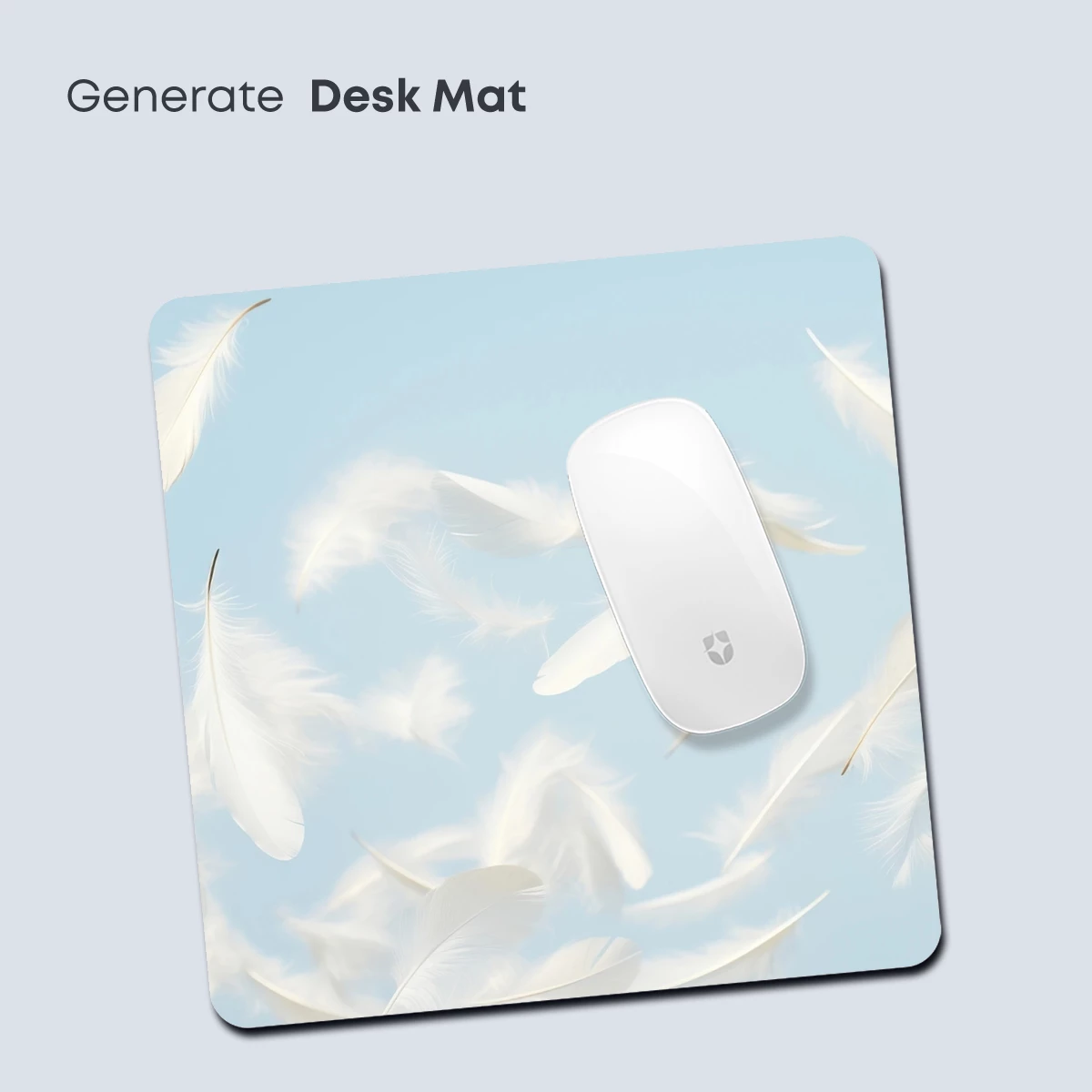 Ethereal Feather Dance in Pastel Blue Skies - Image 4