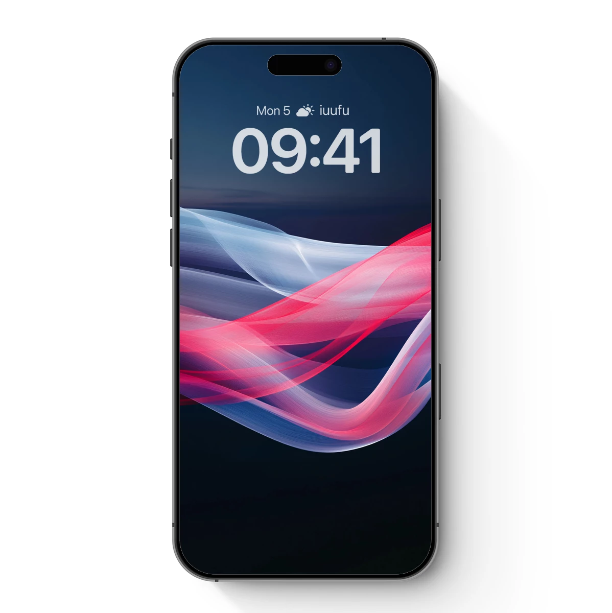 Ethereal Flow: Red and Blue Abstract Waves