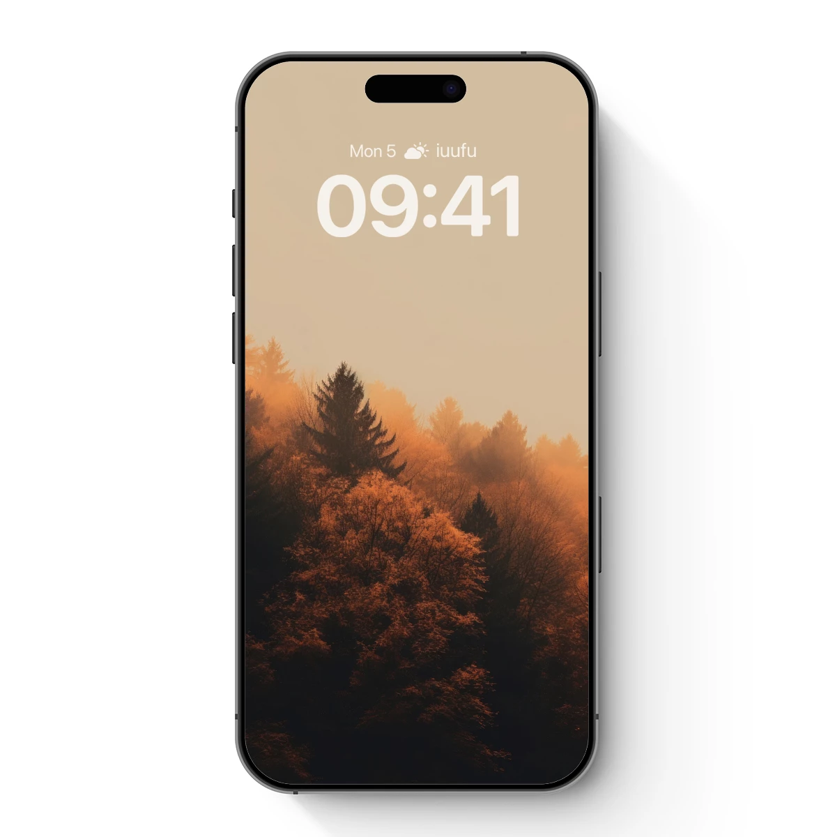 Golden Haze Forest Dawn