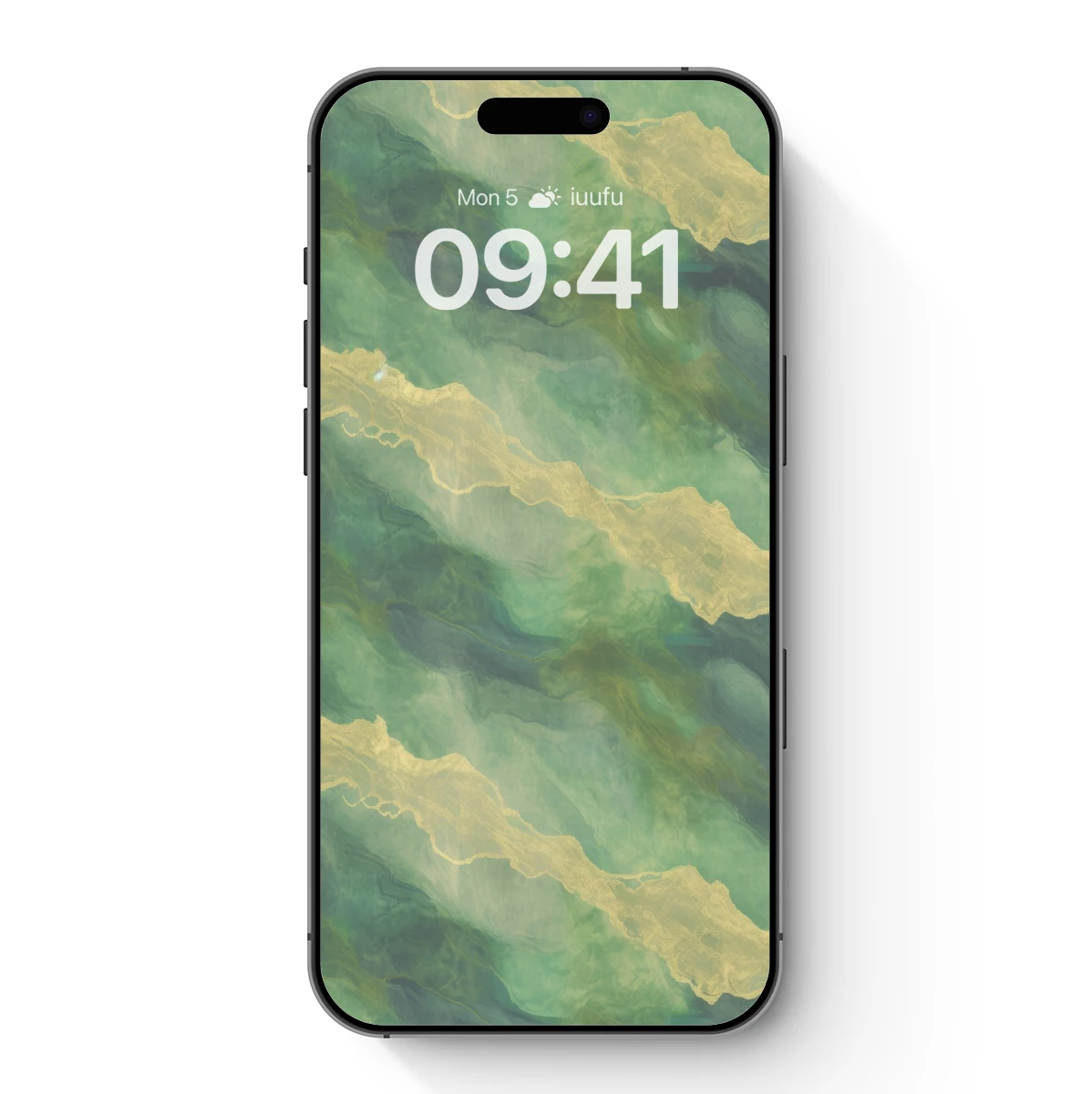 Emerald Tides: Abstract Fluid Artistry