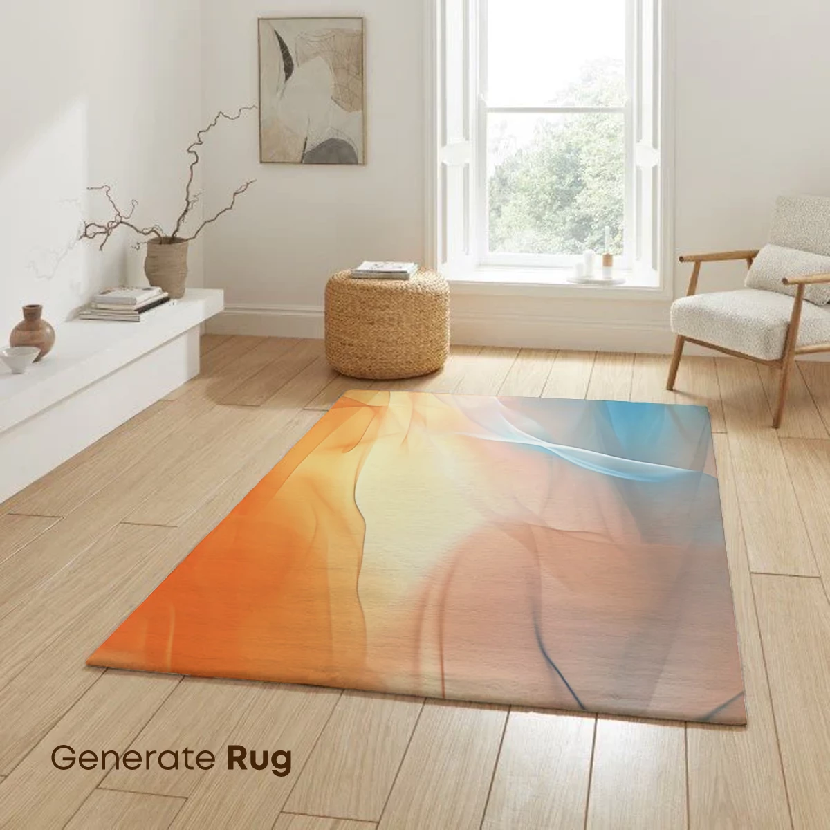 Fluid Chromatics: Dancing Waves of Orange and Blue - Image 6