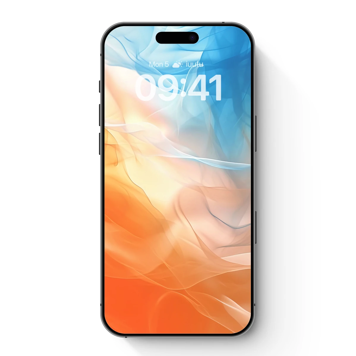 Fluid Chromatics: Dancing Waves of Orange and Blue