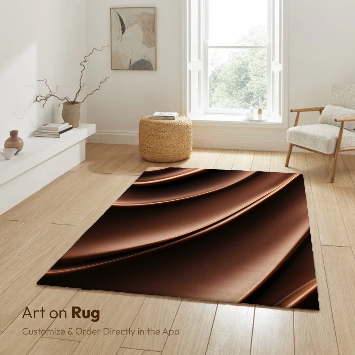 Golden Silk Waves: Elegance in Motion - Image 6