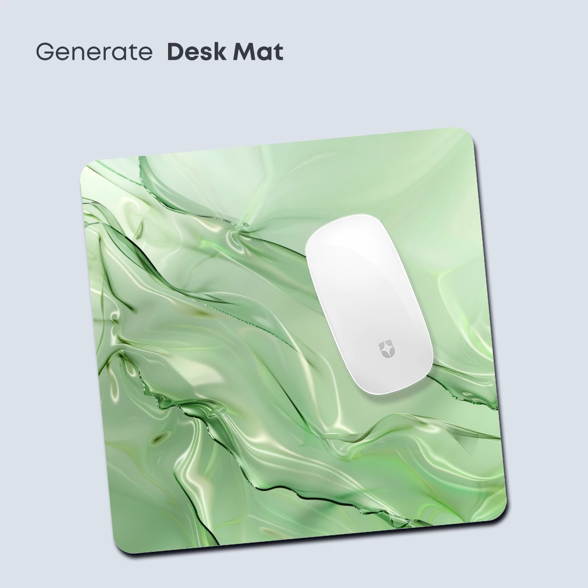 Ethereal Green Silk Waves - Image 4
