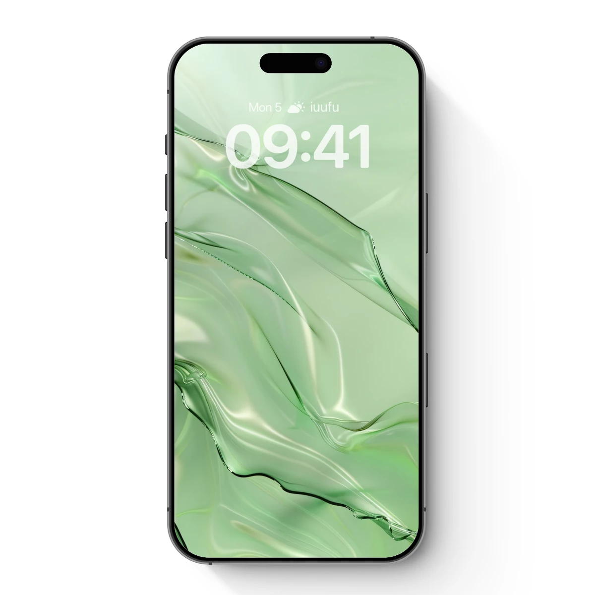Ethereal Green Silk Waves Ethereal Green Silk Waves