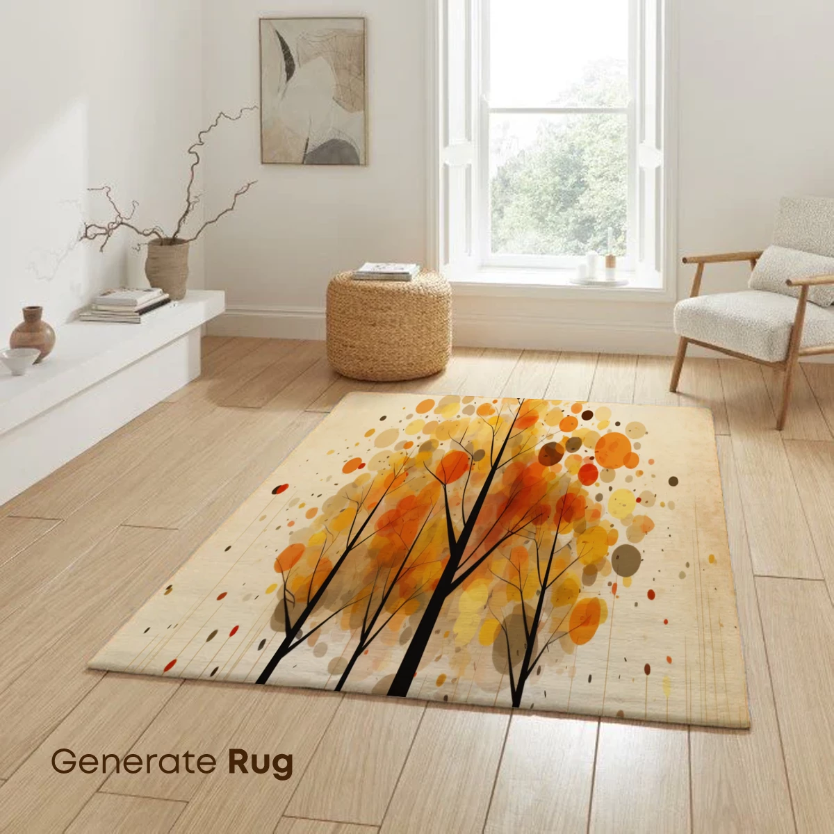Autumnal Dots: A Forest of Colorful Circles - Image 6
