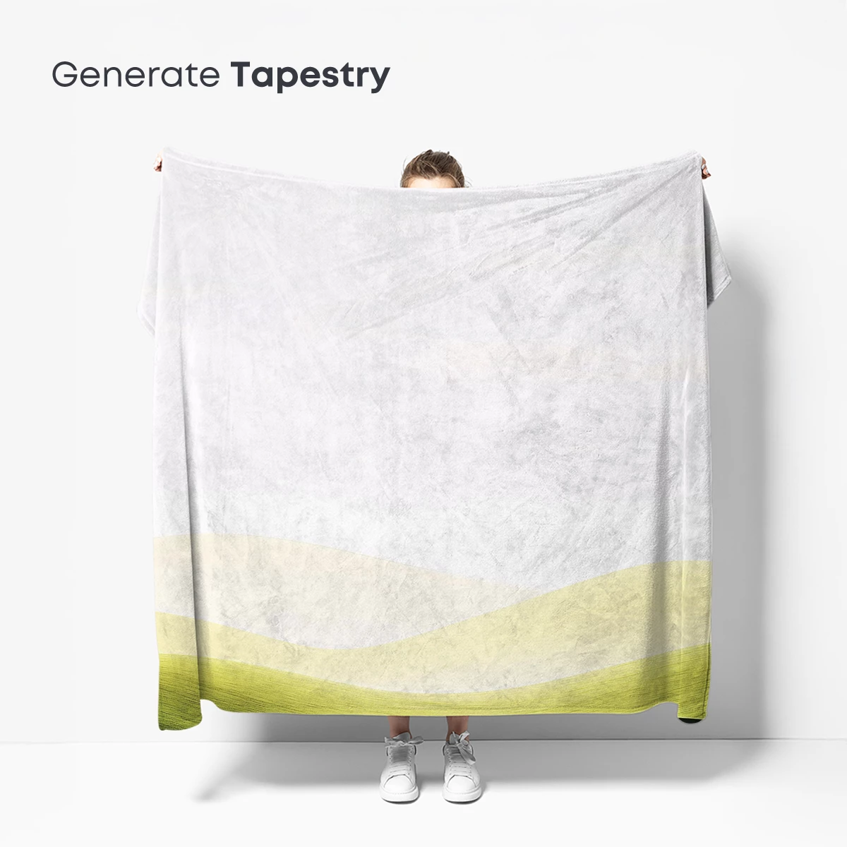 Ethereal Green Dunes: A Minimalist Landscape Symphony - Image 5