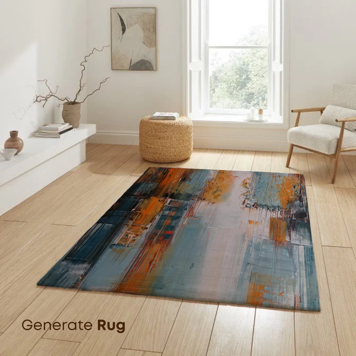 Autumn Reflections in Abstract Harmony - Image 6