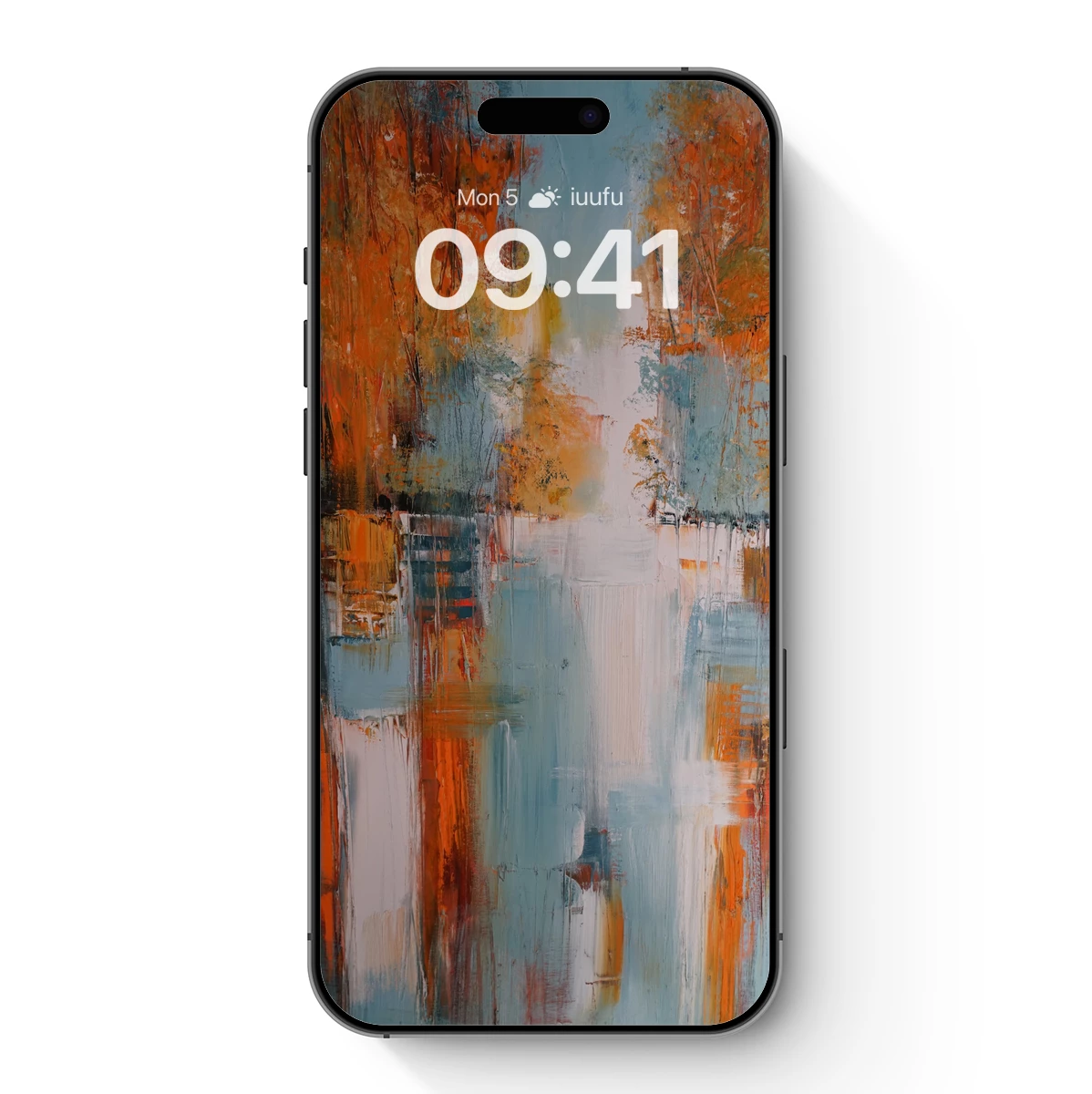 Autumn Reflections in Abstract Harmony