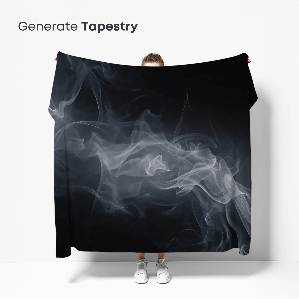 Ethereal Smoke Dance: Abstract Fluidity in Darkness - Image 5