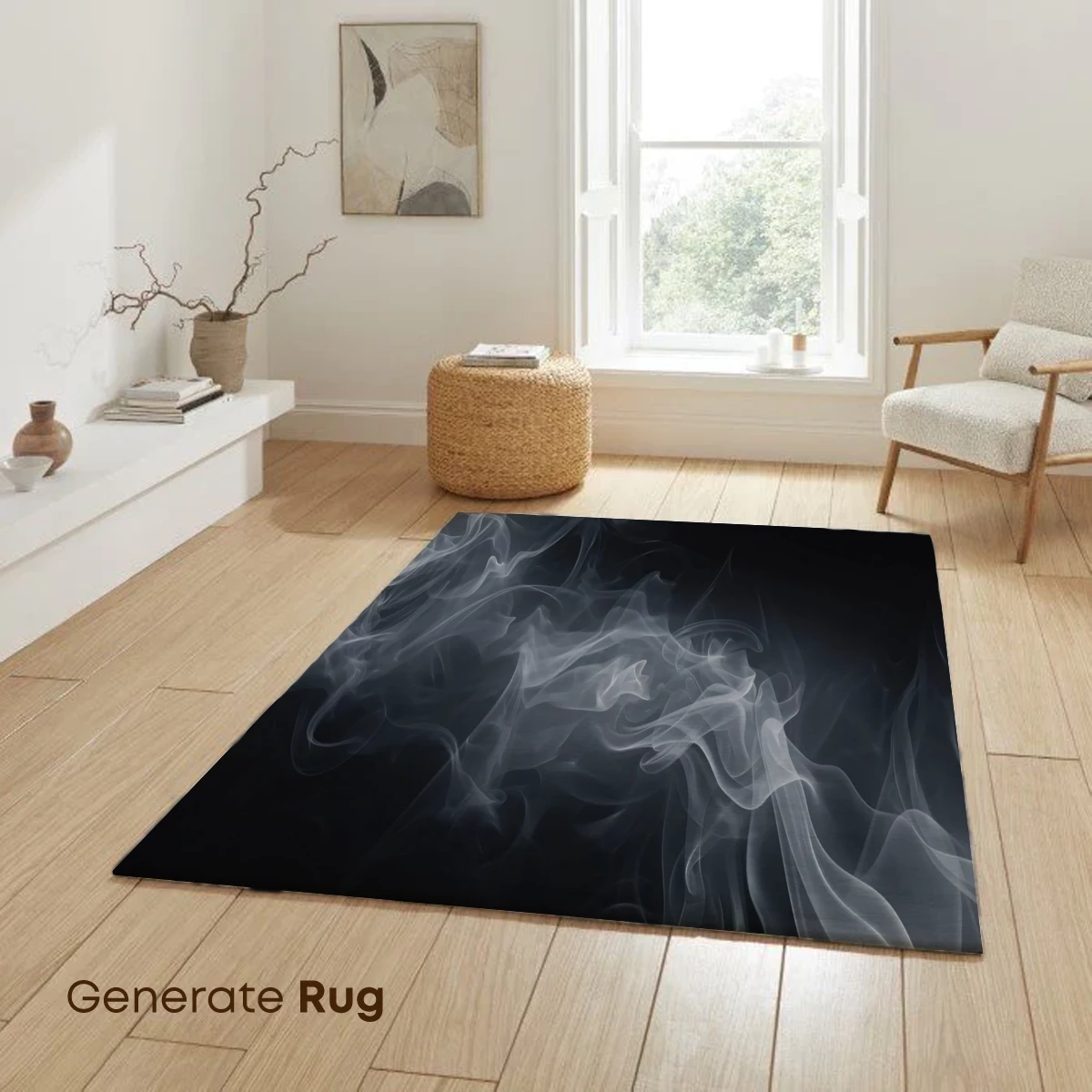 Ethereal Smoke Dance: Abstract Fluidity in Darkness - Image 6