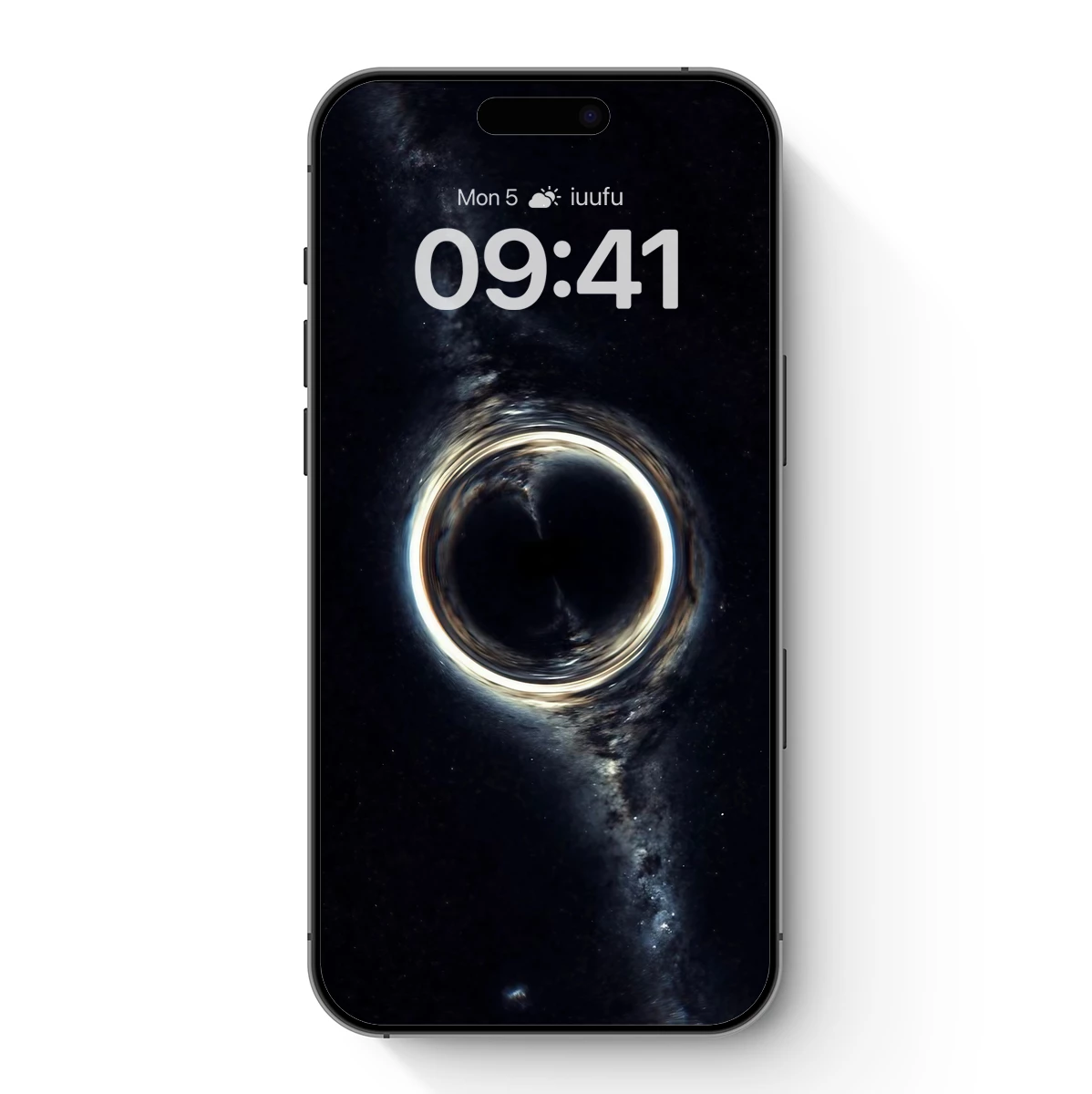 Cosmic Vortex: A Black Hole's Dance in Space