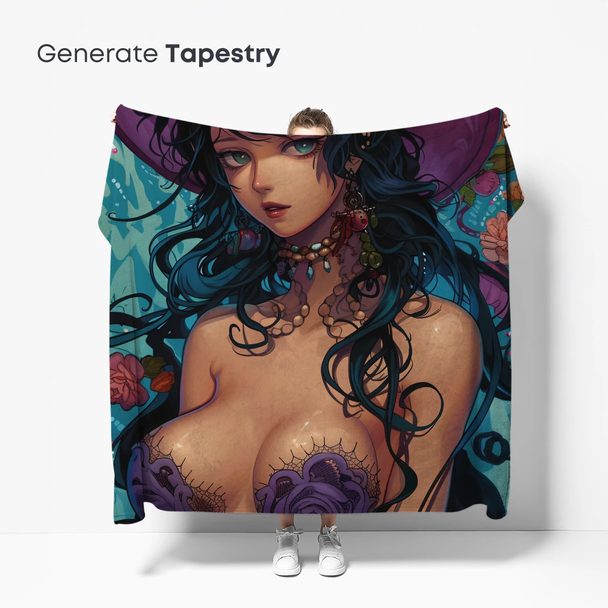 Enchanted Gothic Rose: Surreal Floral Fantasy - Image 5