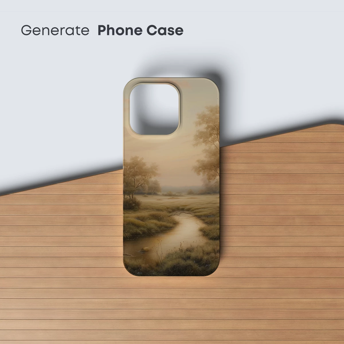 Golden Dawn Stream: Ethereal Landscape - Image 3