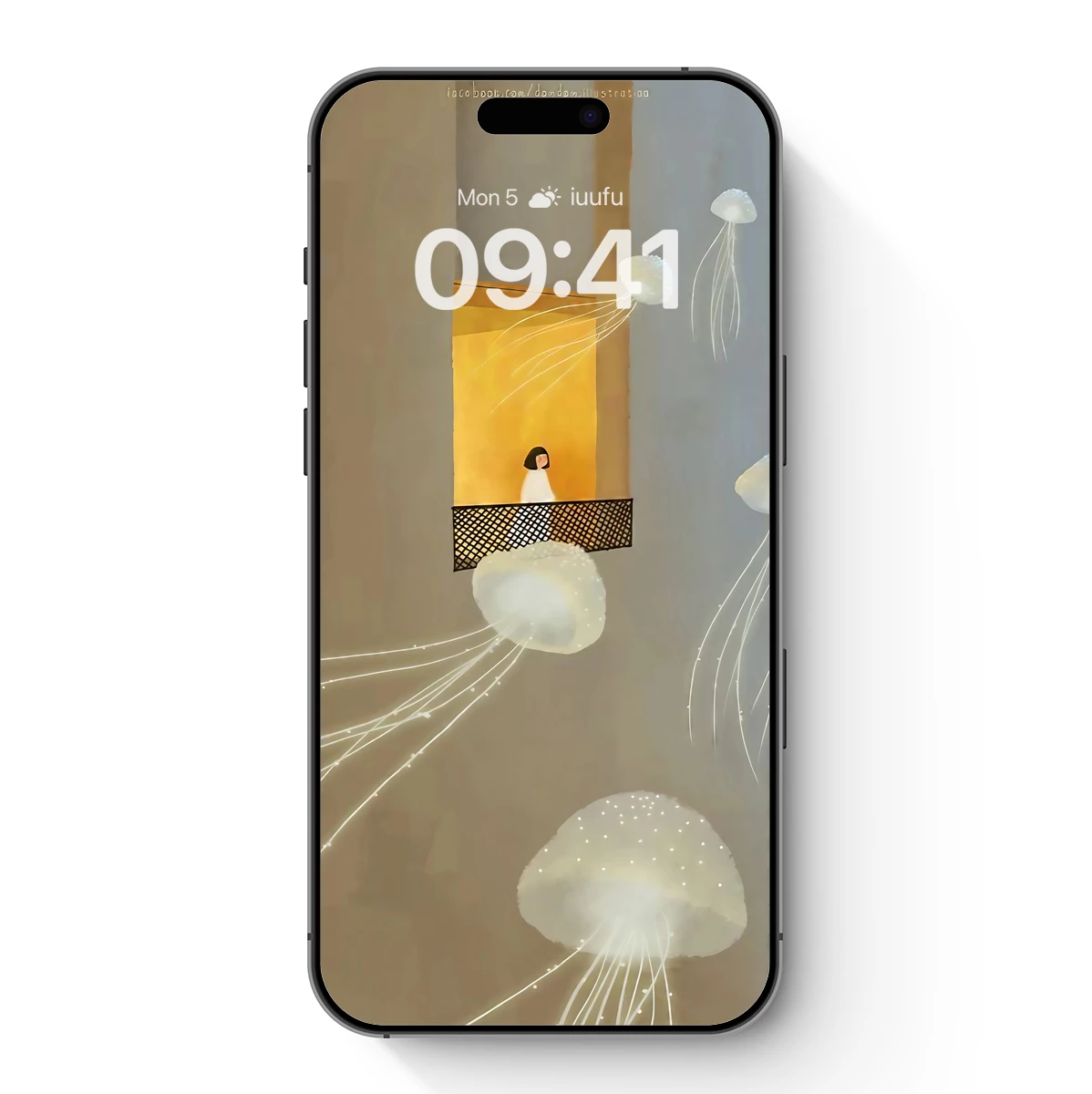 Luminous Jellyfish in Urban Twilight Luminous Jellyfish in Urban Twilight