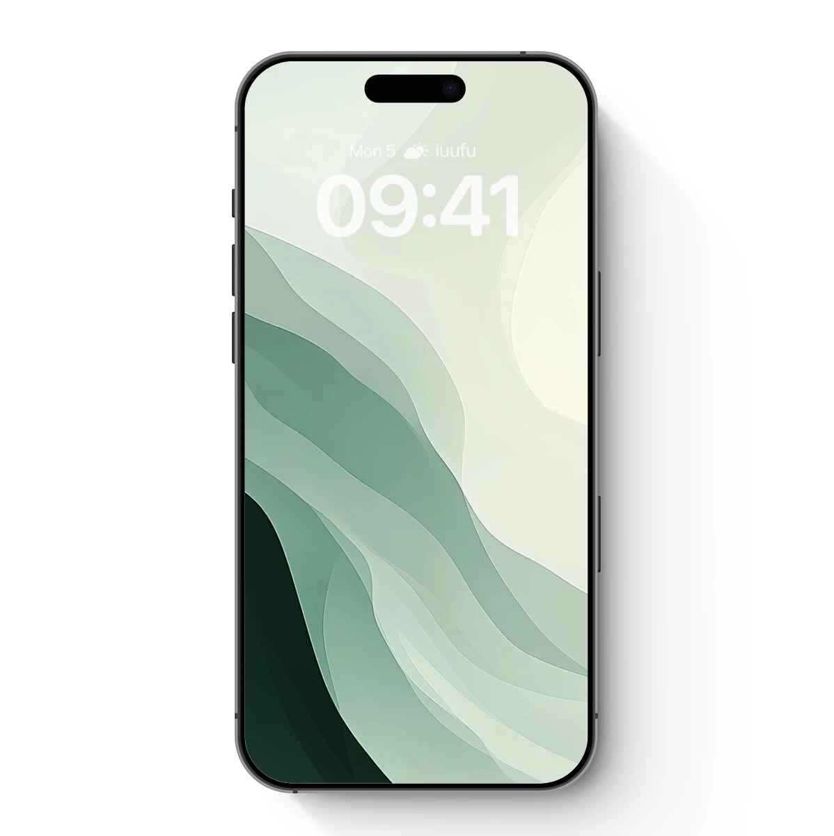 Ethereal Flow: Abstract Waves in Soft Teal