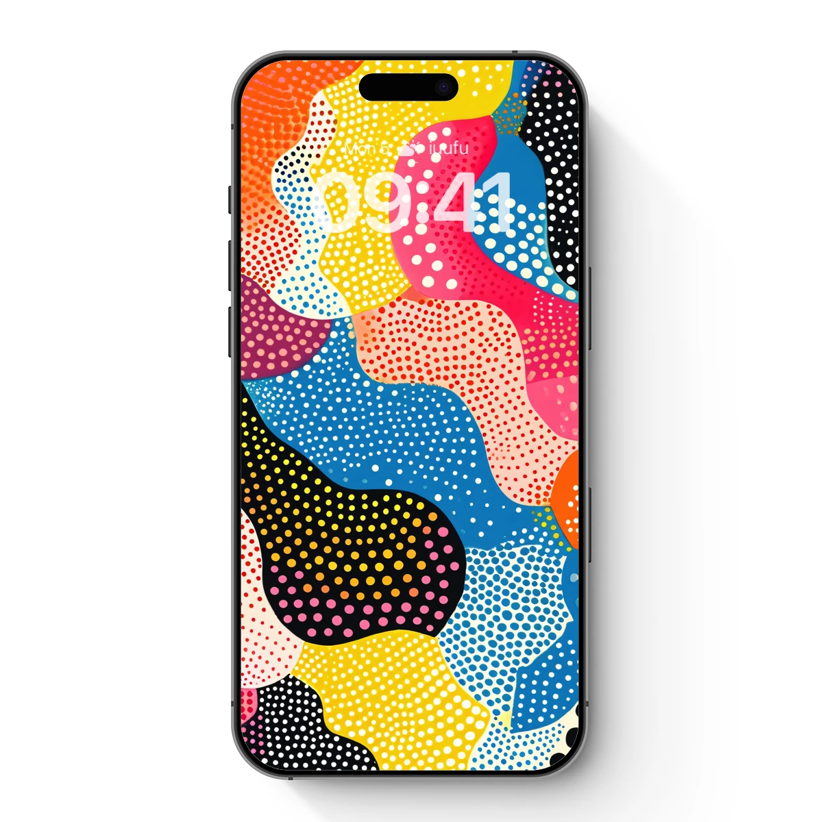 Dot-Drenched Abstract Waves