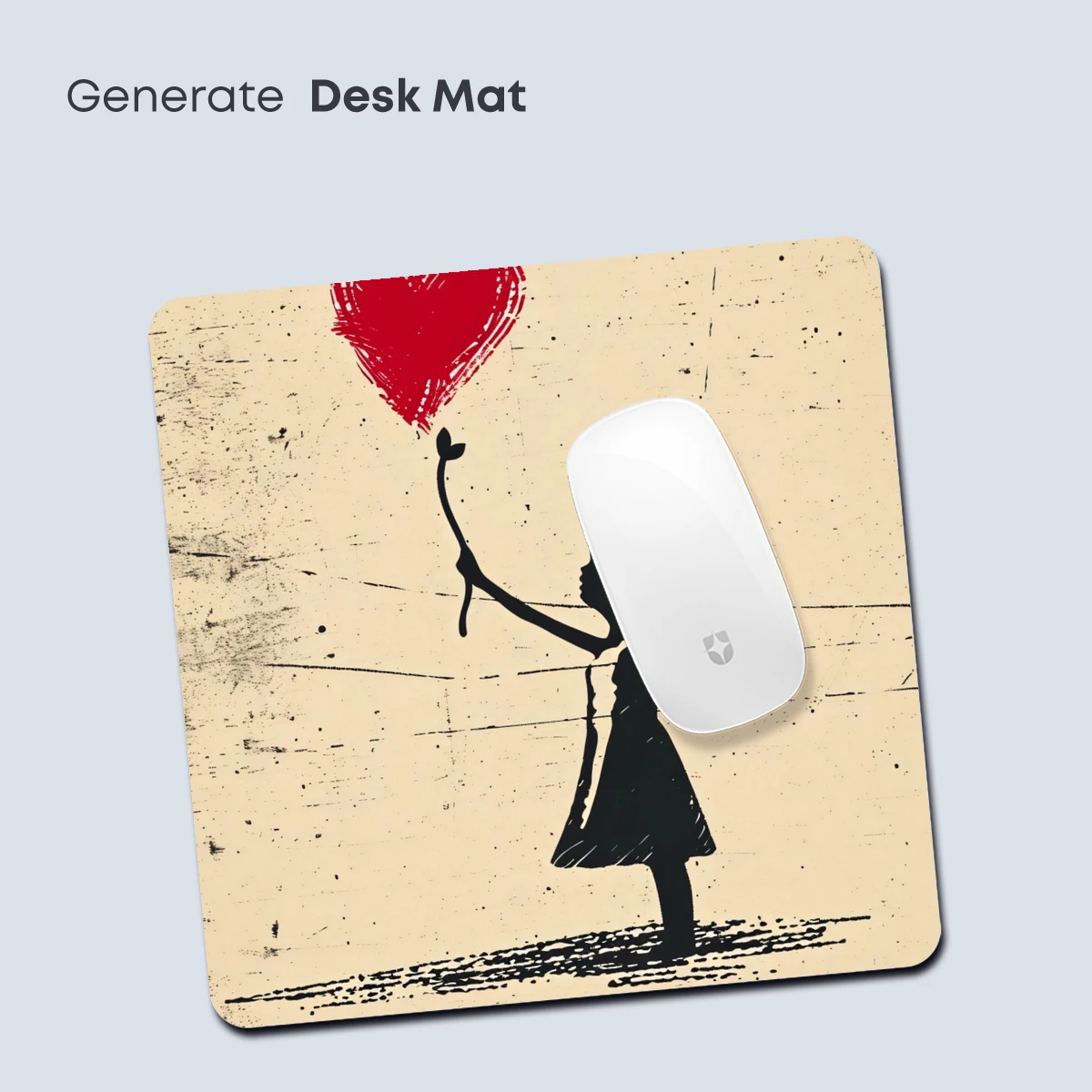 Heart Balloon Silhouette: Banksy-Inspired Minimal Art - Image 4