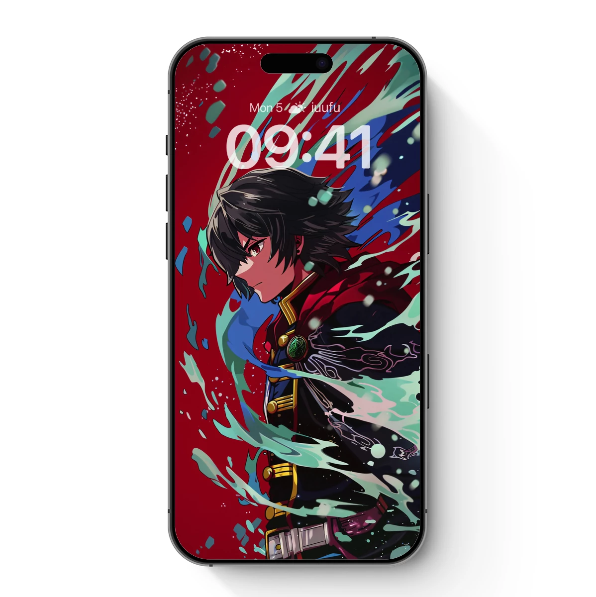 Ethereal Warrior: Aqua Aura in Crimson Depths