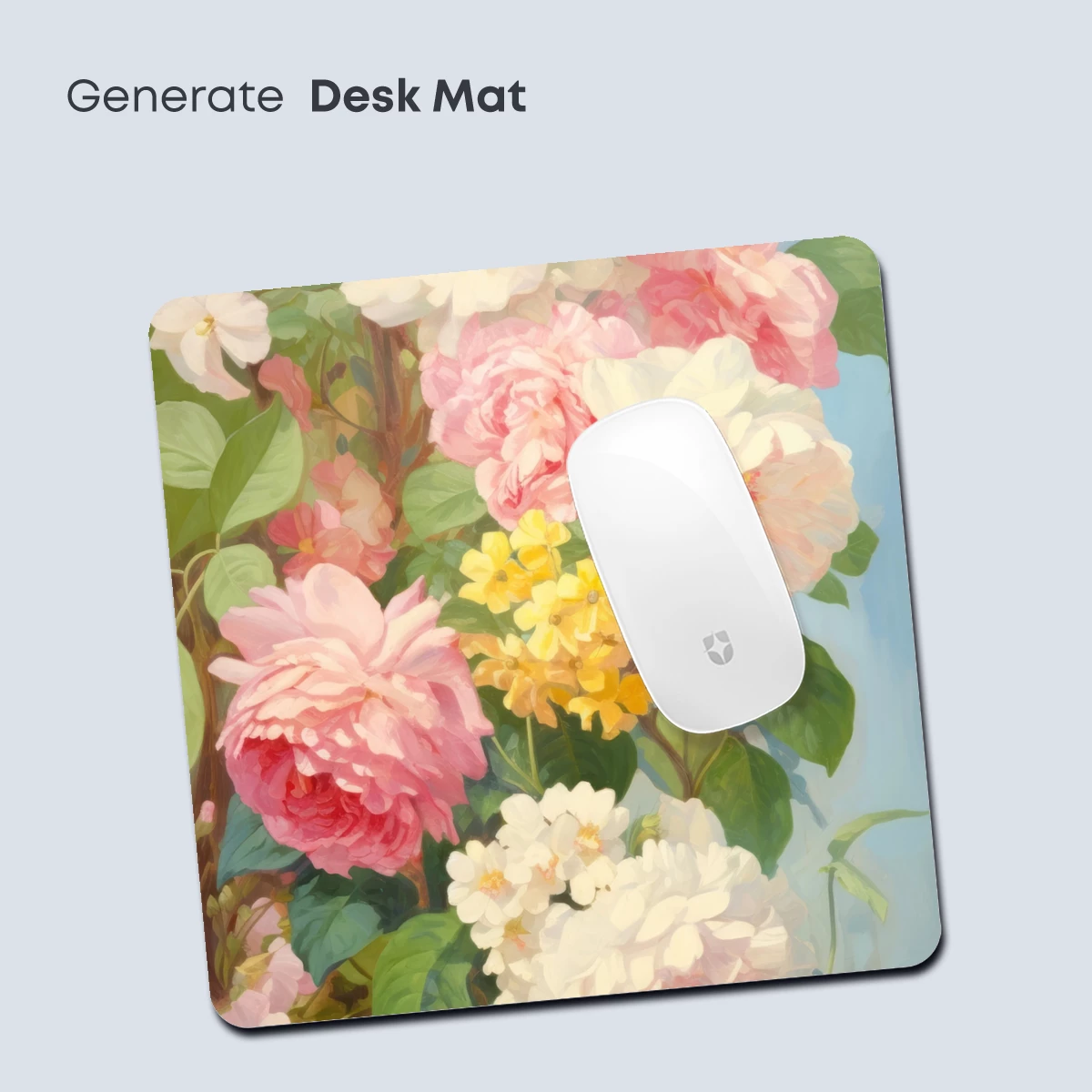 Bloom Symphony: Pastel Roses in Painterly Harmony - Image 4