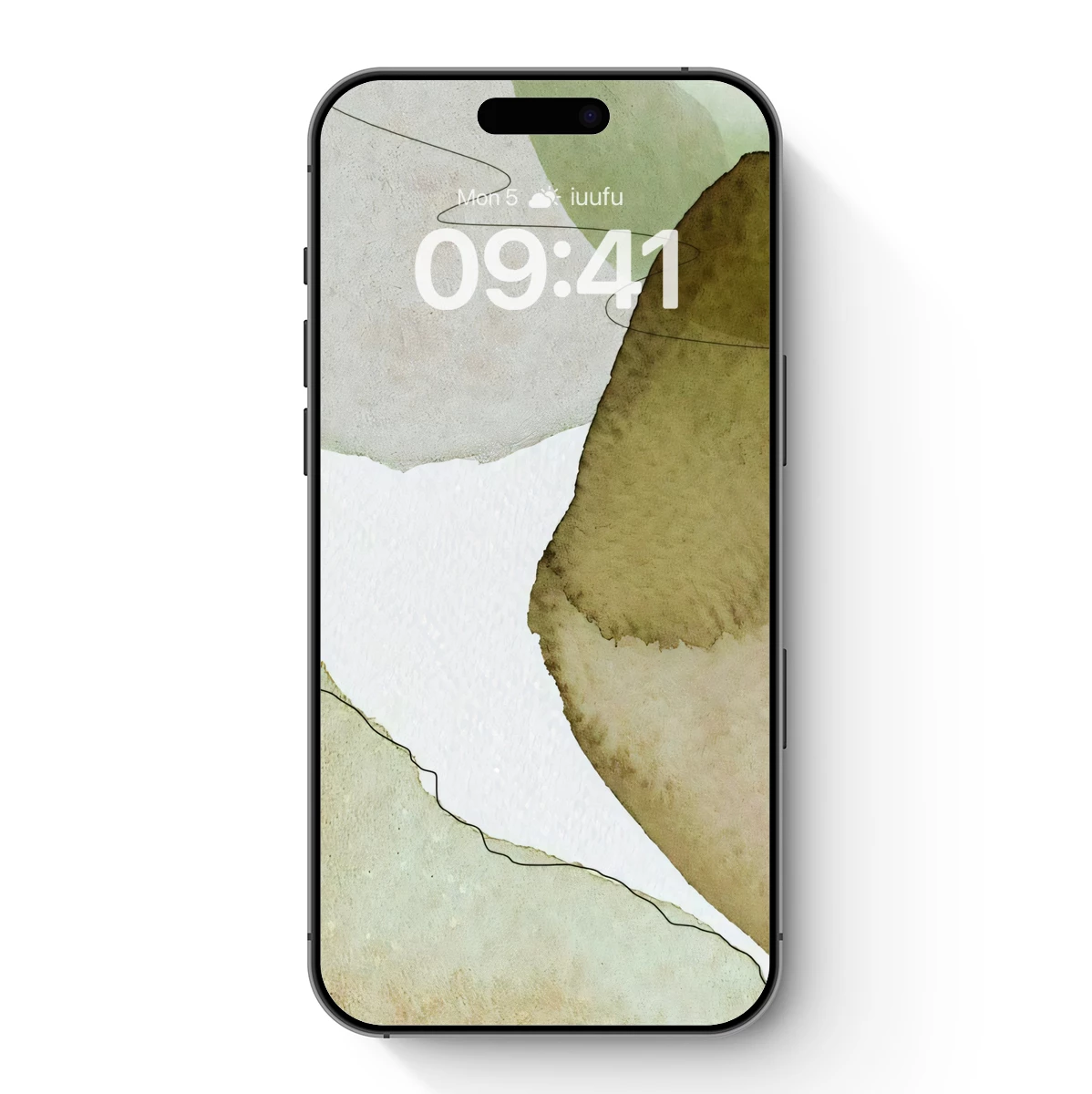 Abstract Earth Tones: Watercolor Fusion