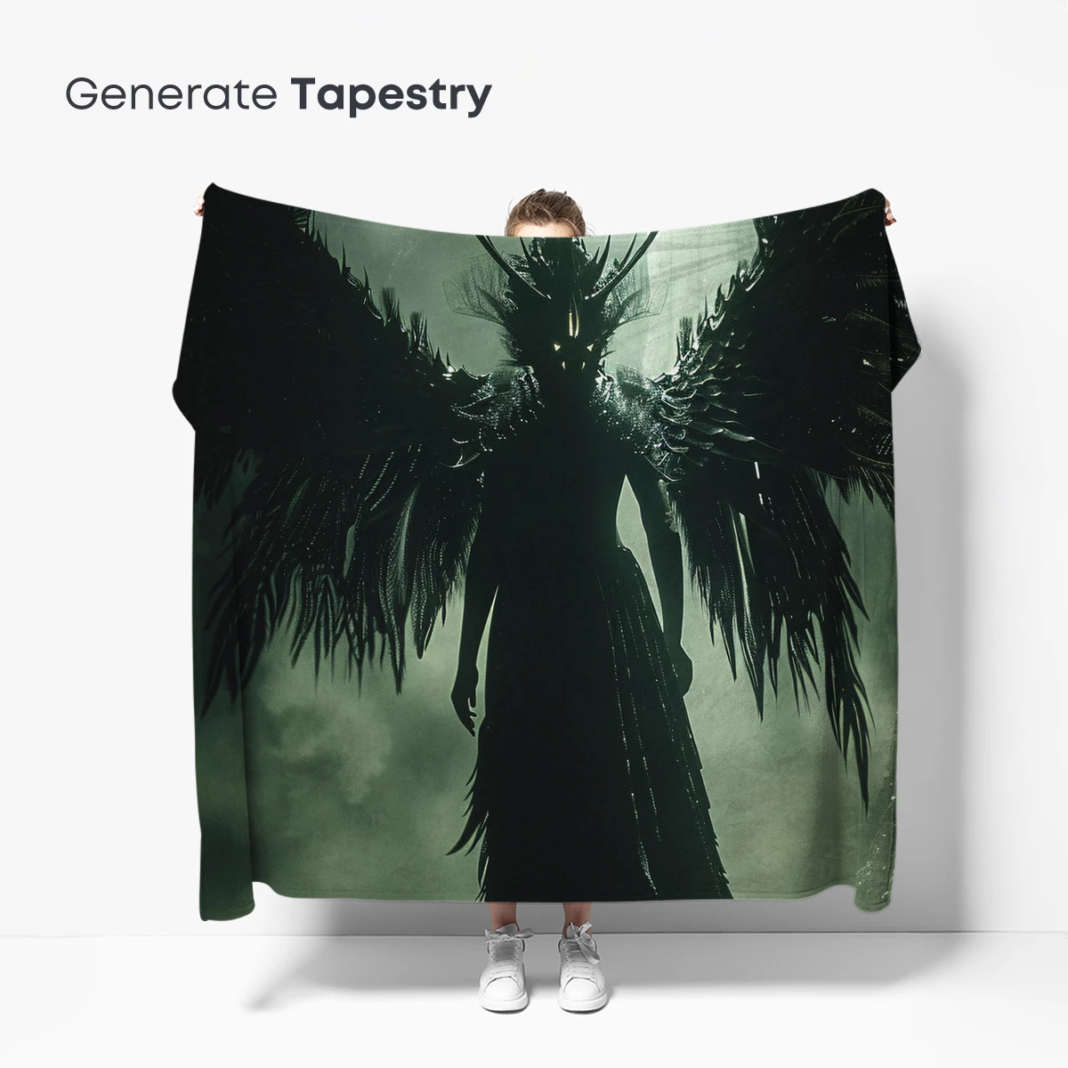 Ethereal Angel in Misty Abyss - Image 5