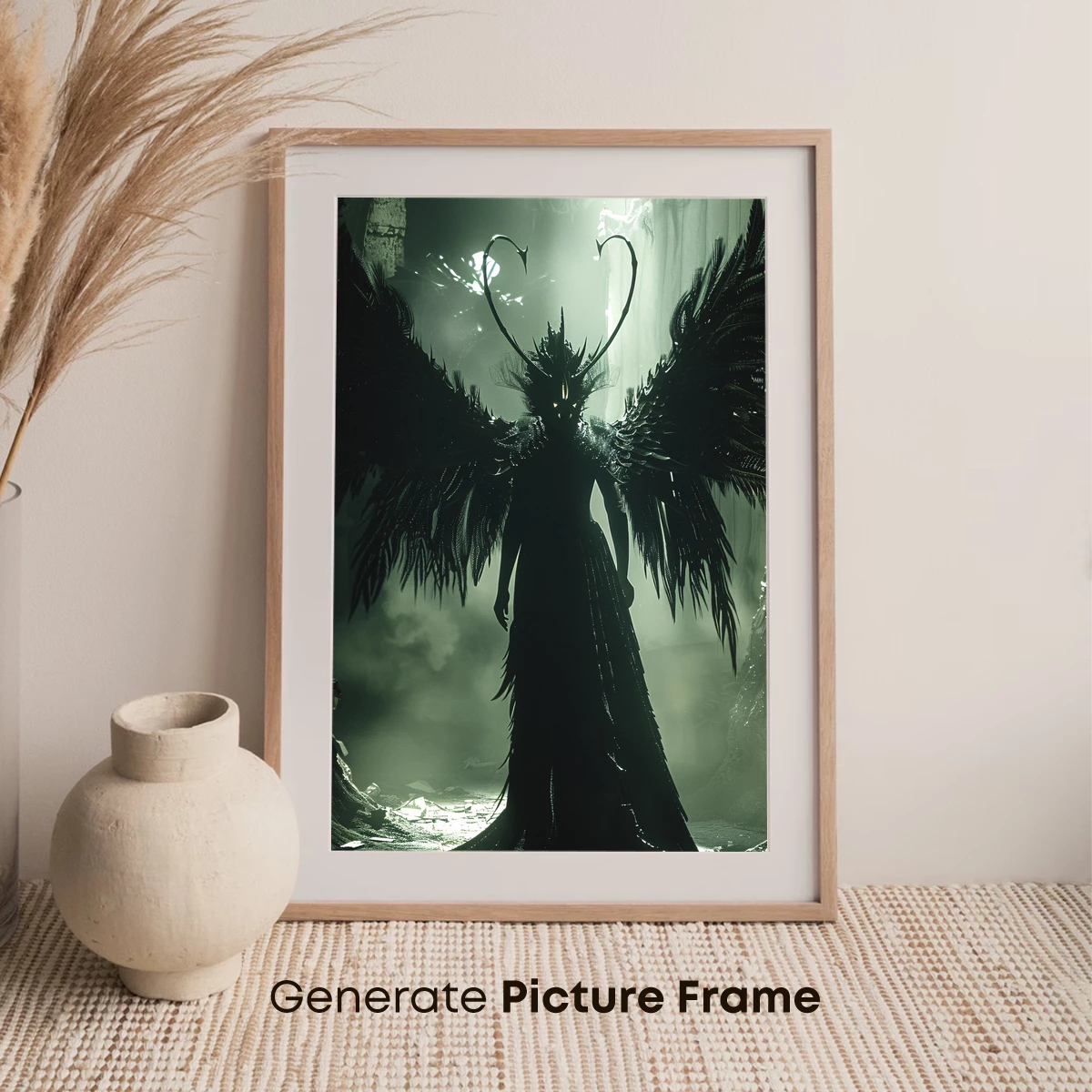 Ethereal Angel in Misty Abyss - Image 7