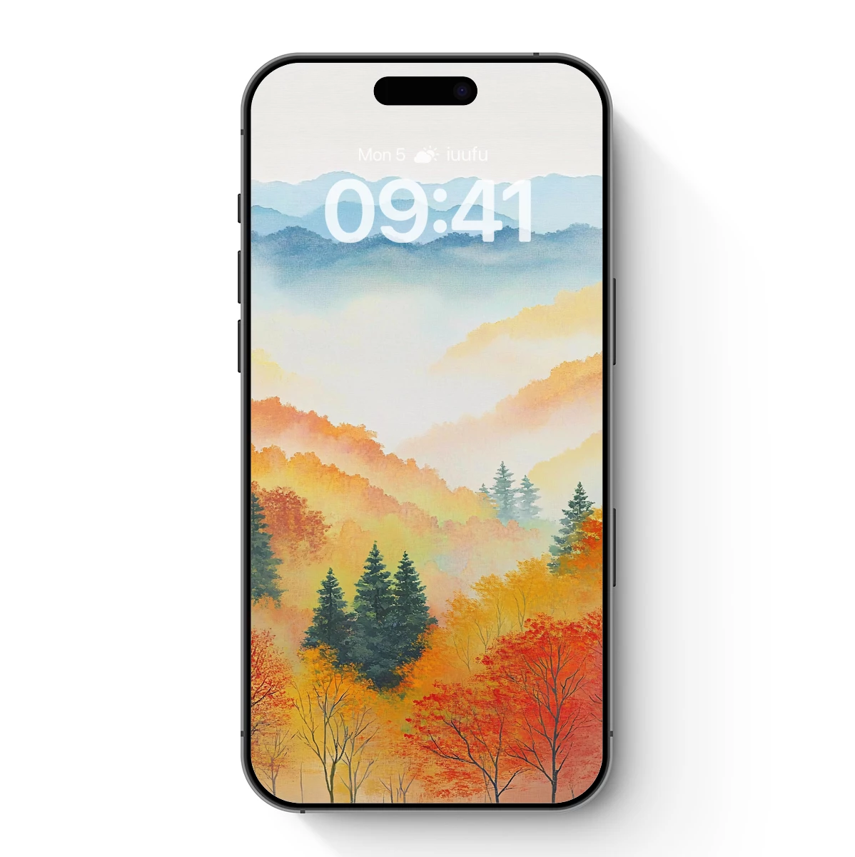 Autumn Mist: A Watercolor Symphony of Forest Layers