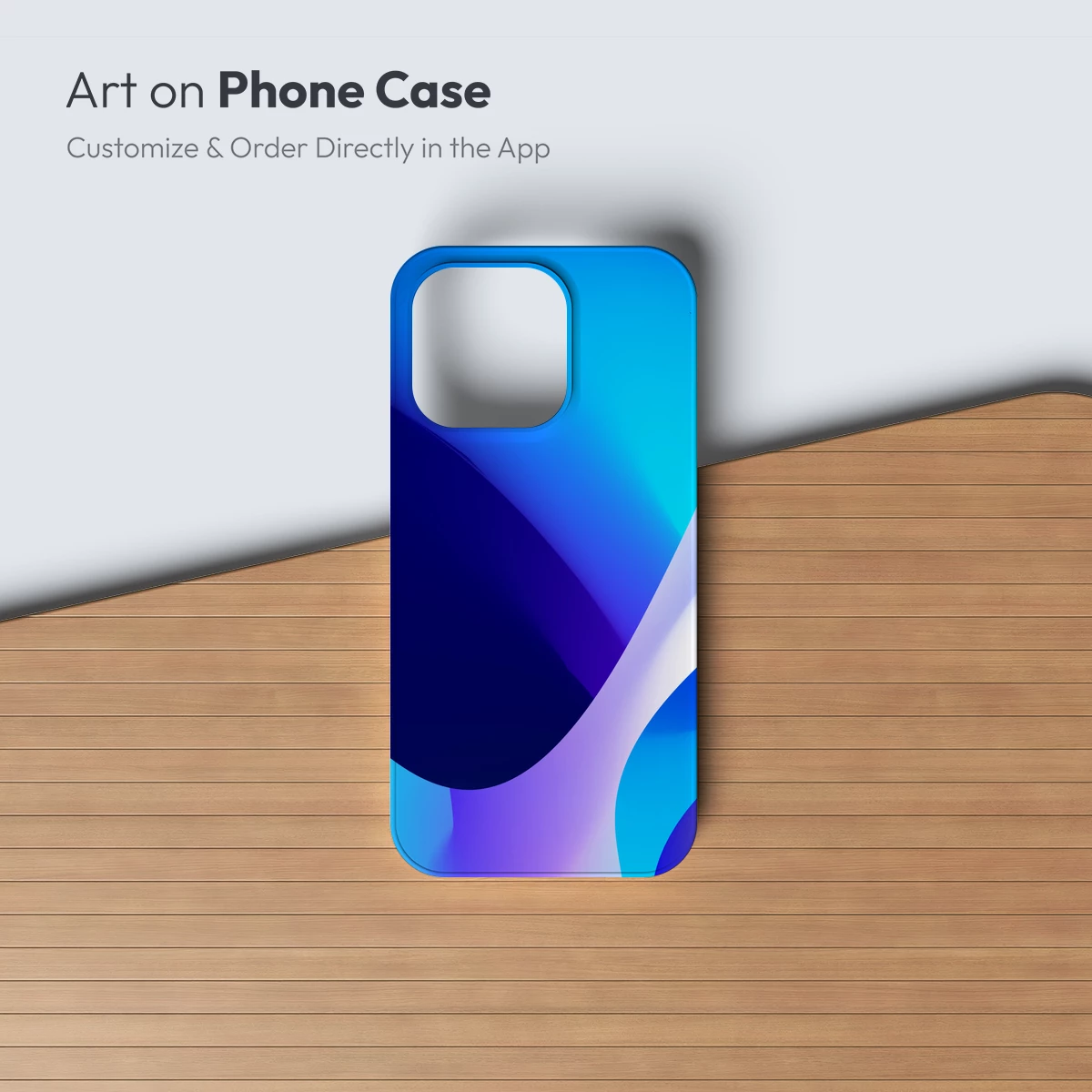 Fluid Blue Odyssey: Abstract Gradient Waves - Image 3