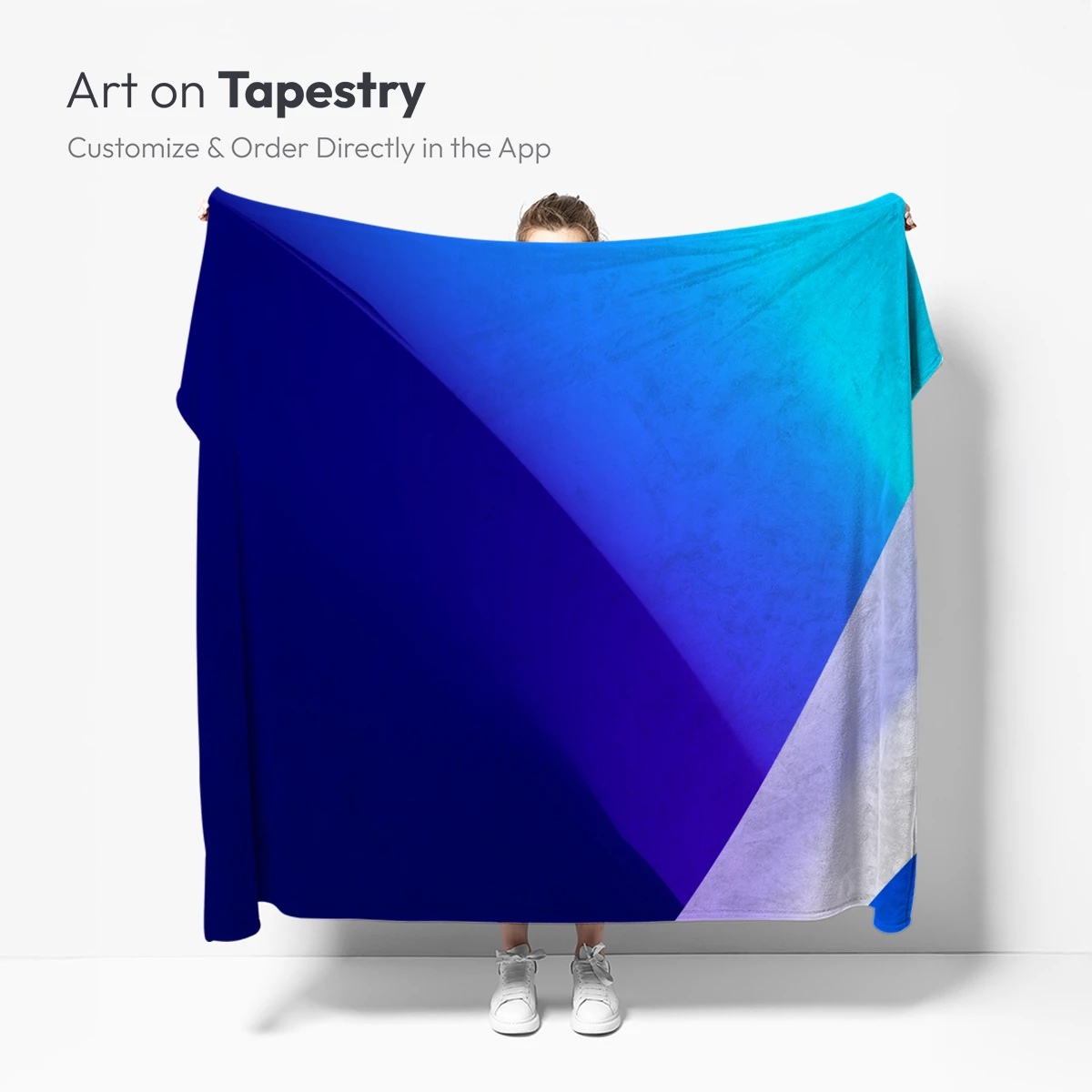 Fluid Blue Odyssey: Abstract Gradient Waves - Image 5