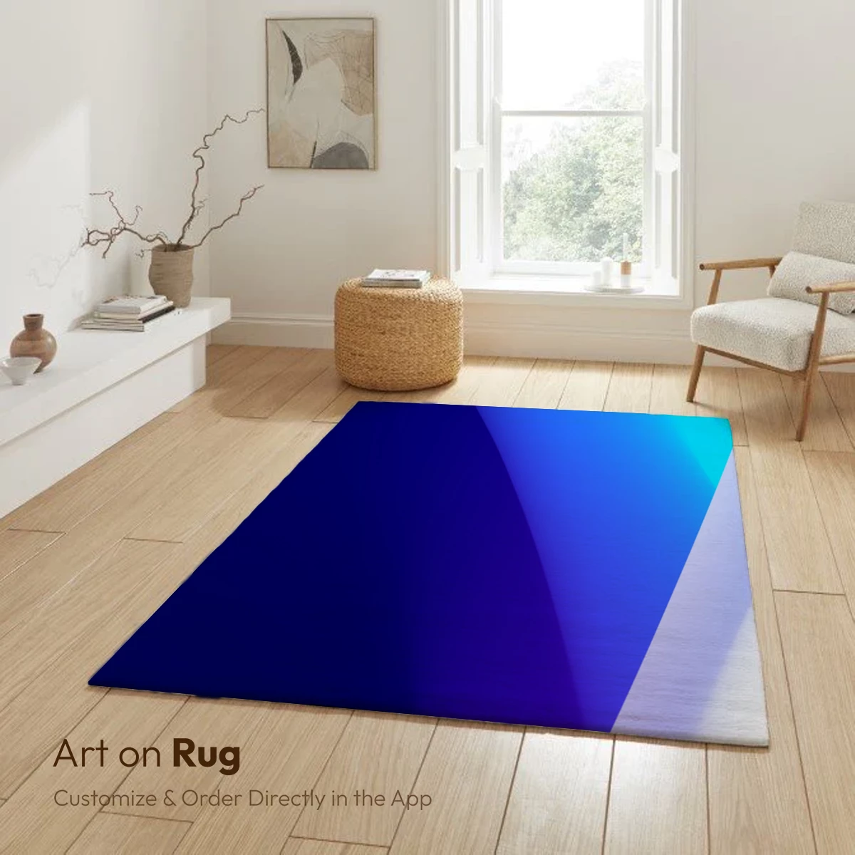 Fluid Blue Odyssey: Abstract Gradient Waves - Image 6