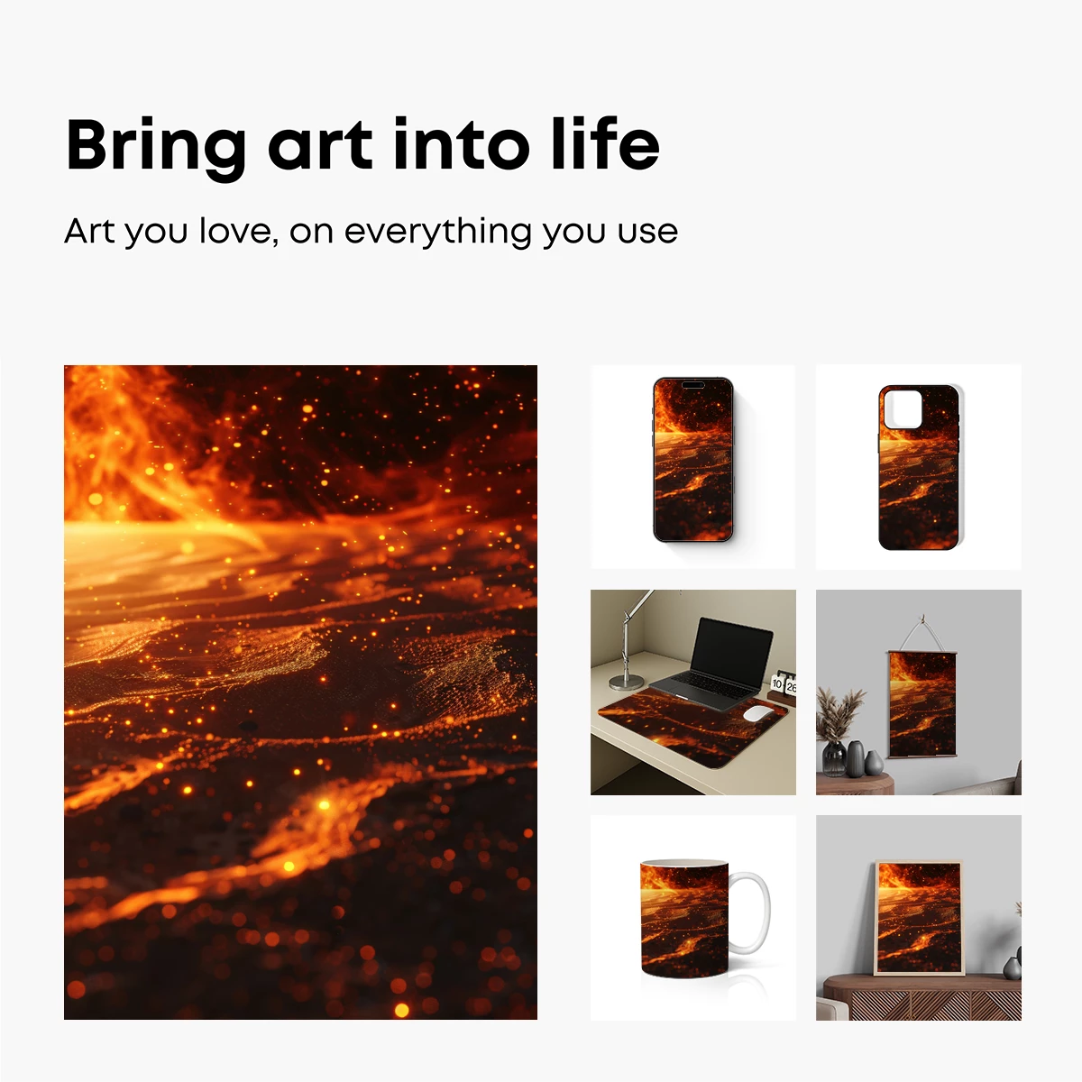 Ember Whisper: A Symphony of Luminous Sparks - Image 2