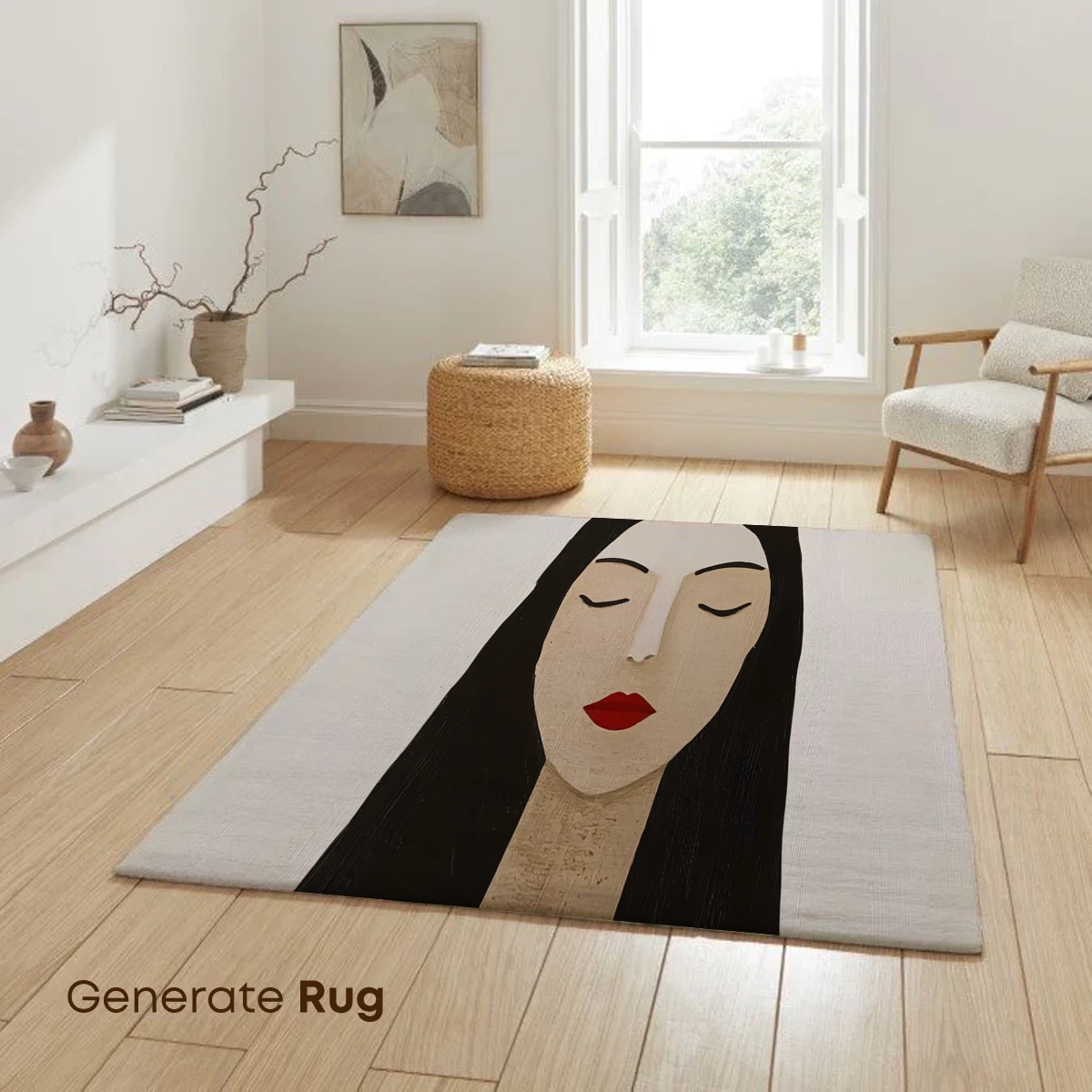 Elegant Enigma: Bat-Eared Beauty in Red - Image 6