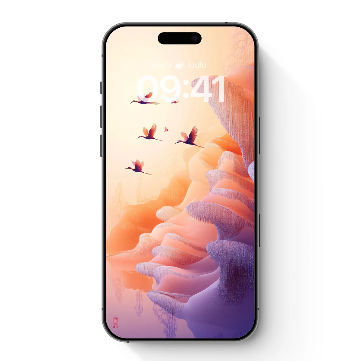 Ethereal Flight Over Cascading Peaks