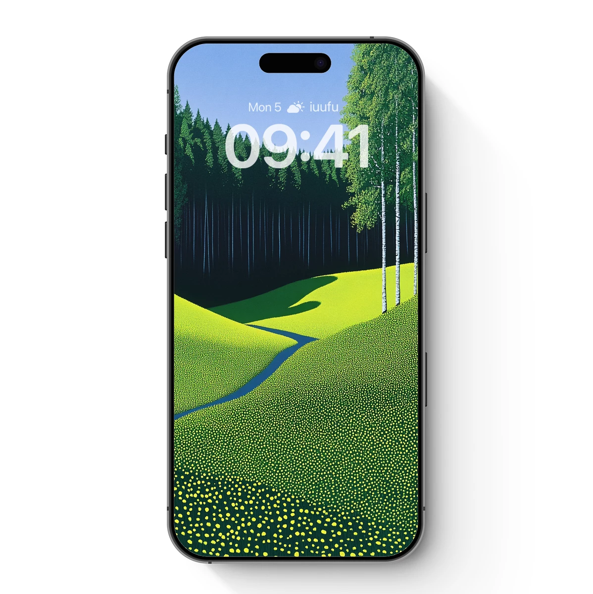 Dot-Painted Forest Stream Dot-Painted Forest Stream