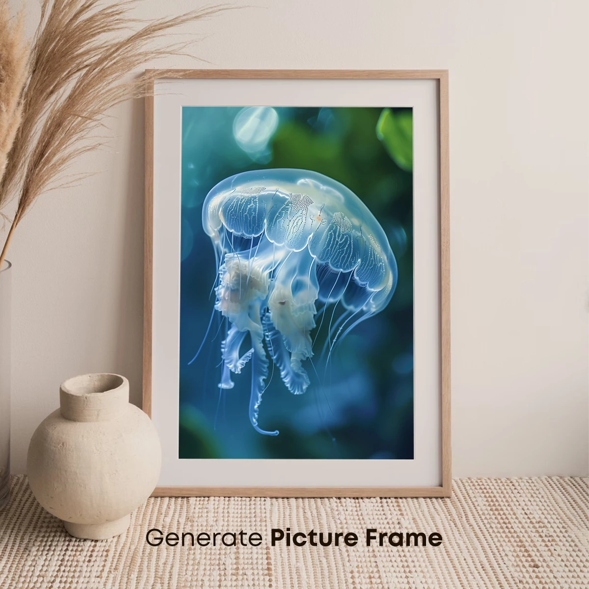 Ethereal Jellyfish in Azure Depths - Image 7