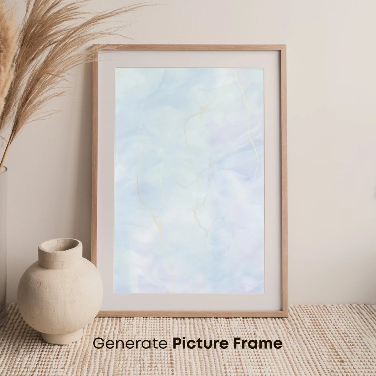 Ethereal Marble Veins: Golden Threads in Pastel Dreams - Image 7