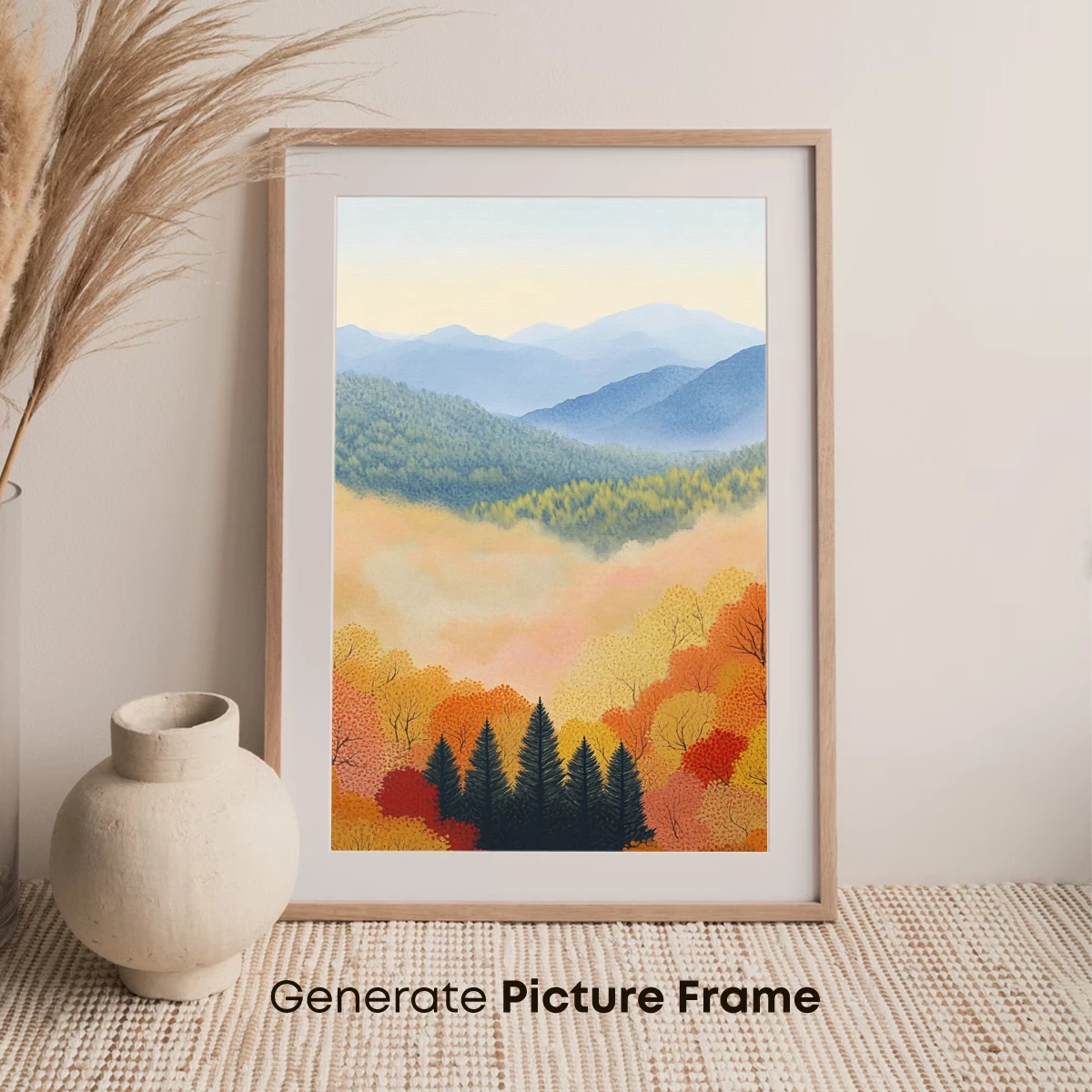 Autumnal Peaks: A Misty Forest Symphony - Image 7