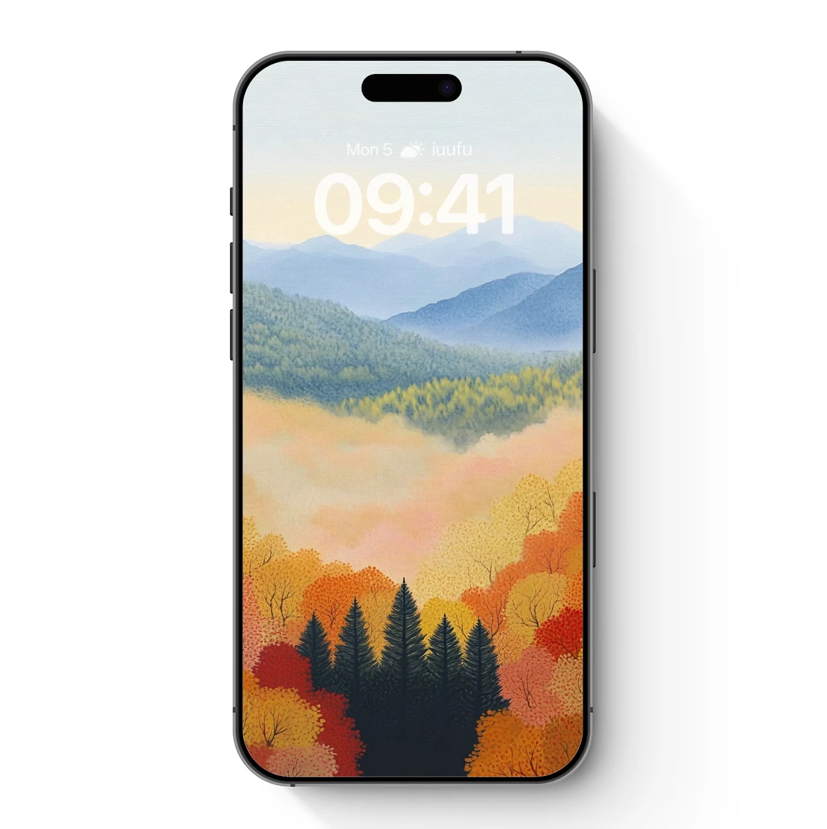 Autumnal Peaks: A Misty Forest Symphony