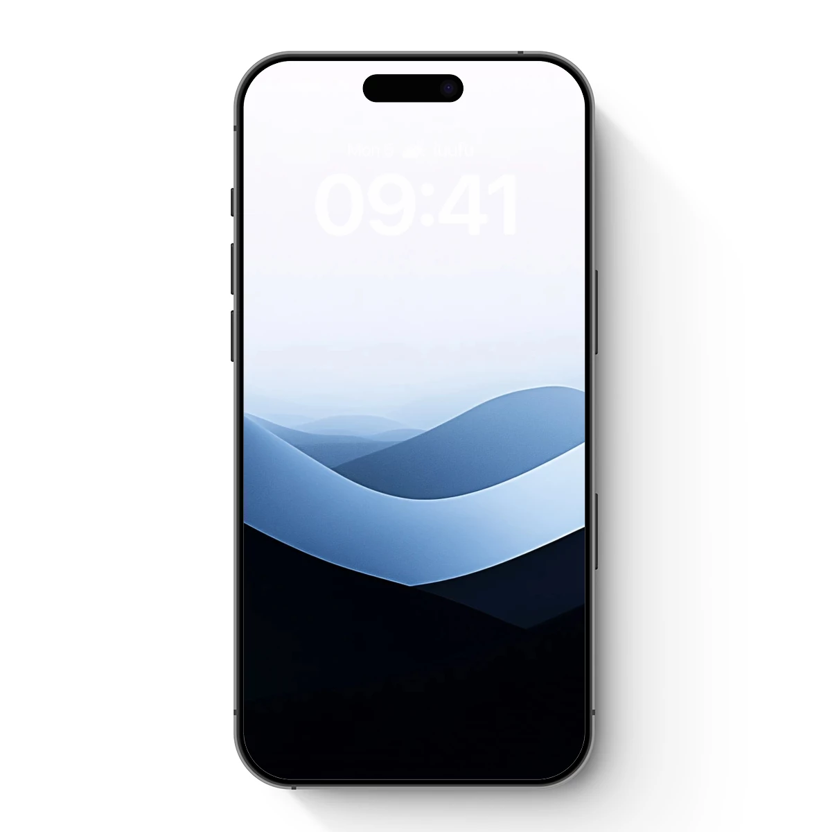 Ethereal Mountain Waves: A Study in Gradient Shadows