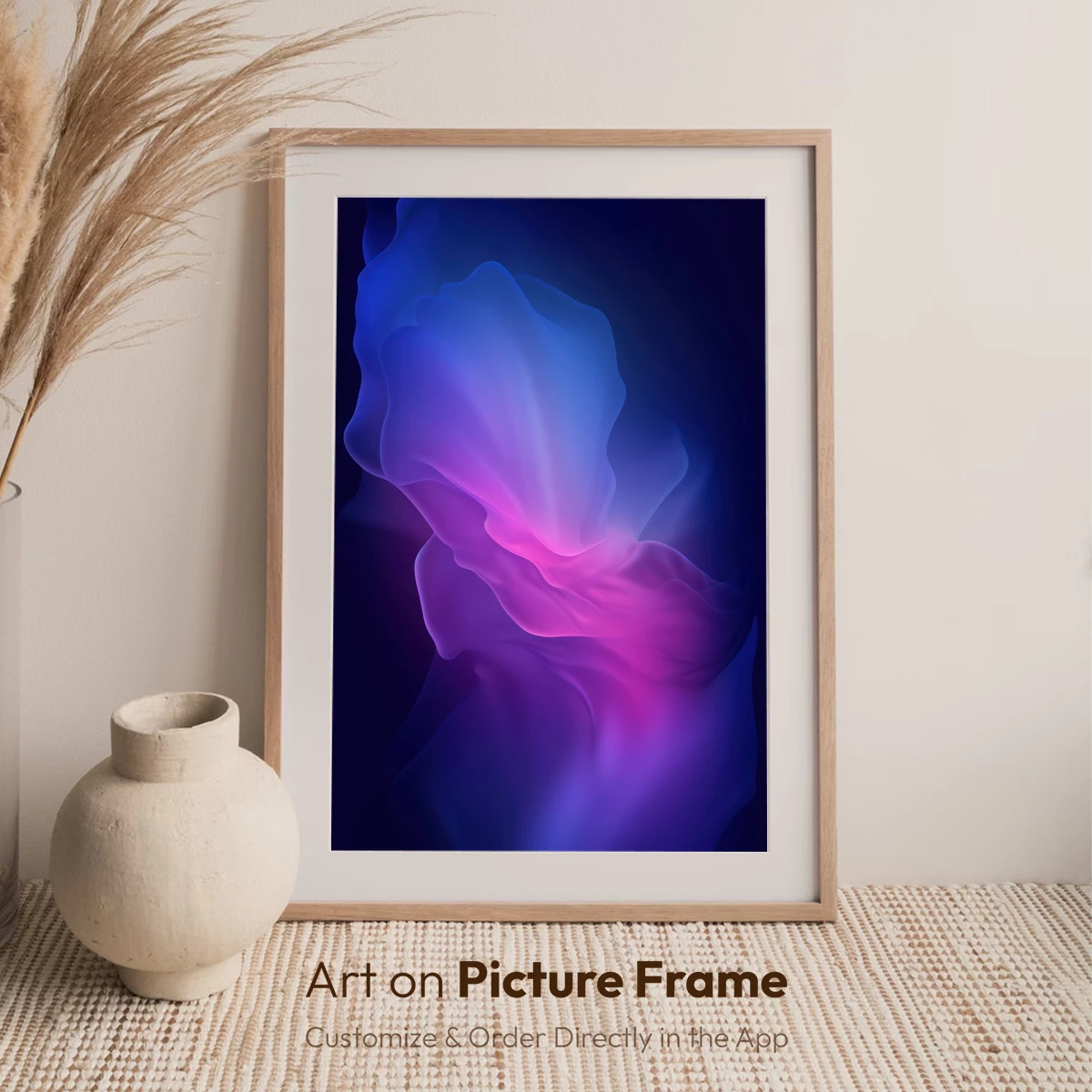 Ethereal Nebula Flow: A Symphony of Blue and Purple Hues - Image 7