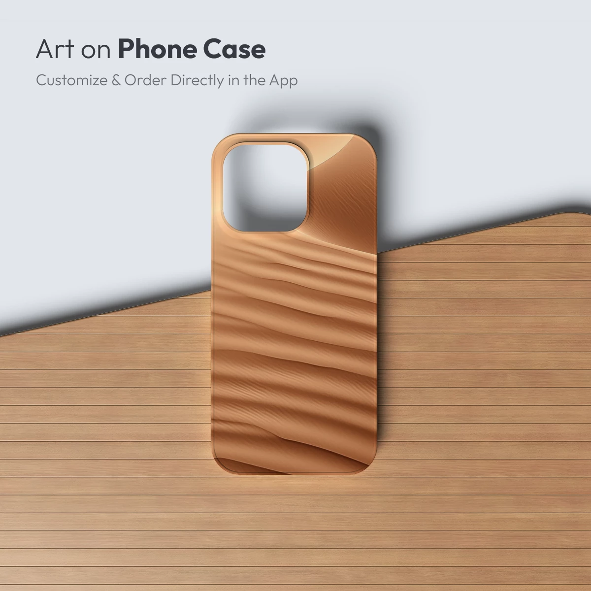 Desert Dunes in Golden Hues - Image 3