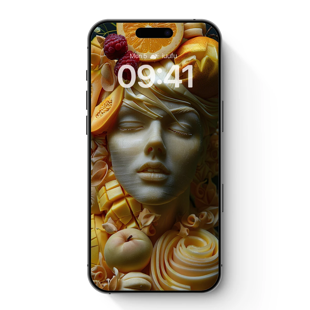 Fruitful Serenity: Sculpted Elegance in Edible Art